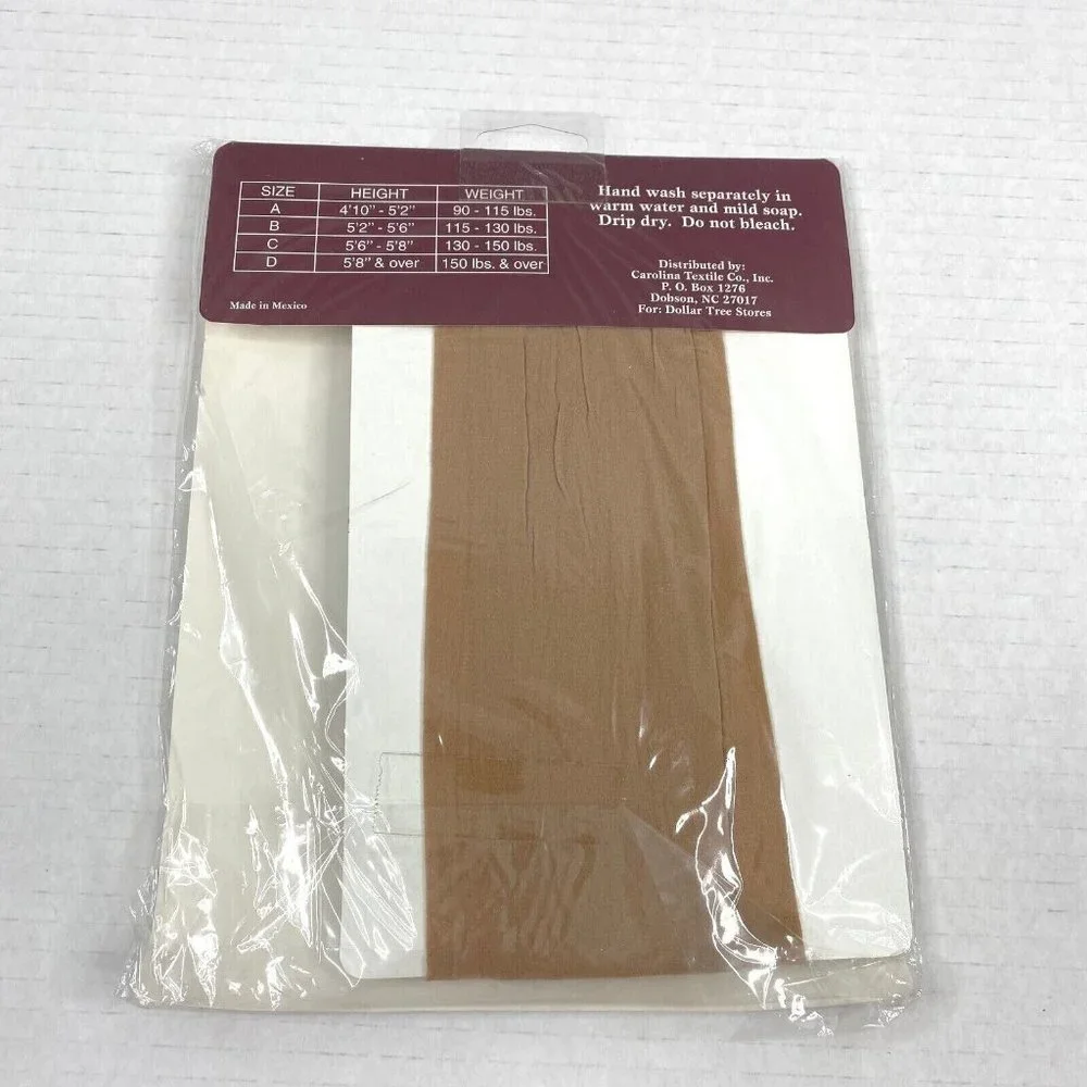 Montclaire Hosiery Pantyhose Womens Size C Nude Designer Collection Nylon Lycra‎